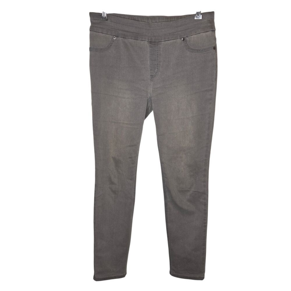 Chico's Perfect Stretch Gray Soft Ankle Jeggings, Size 0 (4)